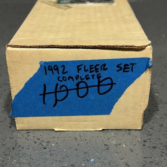 1992 FLEER BASEBALL HAND COLLATED COMPLETE SET (1-720) NM - K. GRIFFEY JR.  HOF - Picture 2 of 3